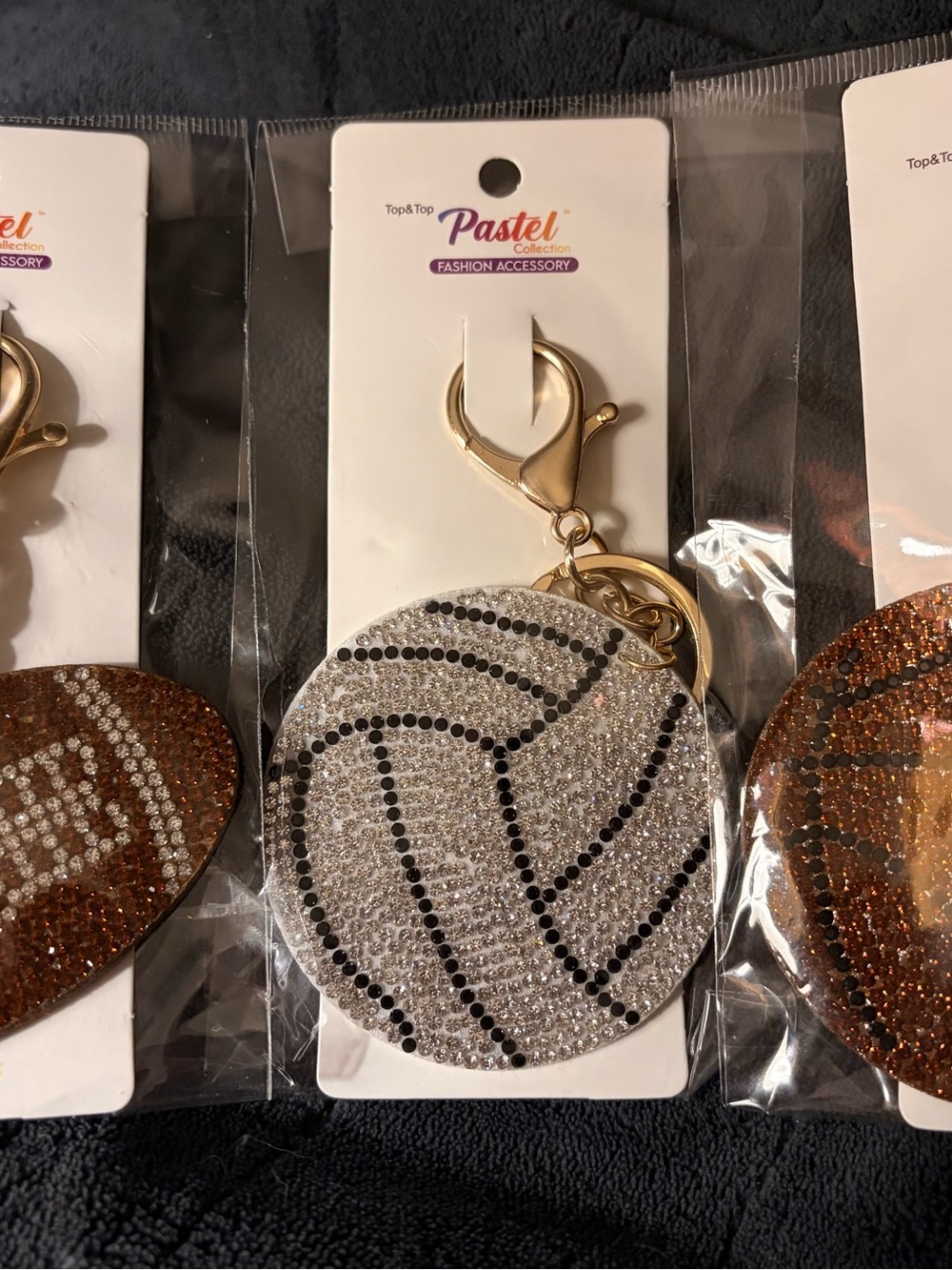 Bundle 1 Rhinestone 1 Football 1 BasketBall 1Volleyball Backpack Bagcharms